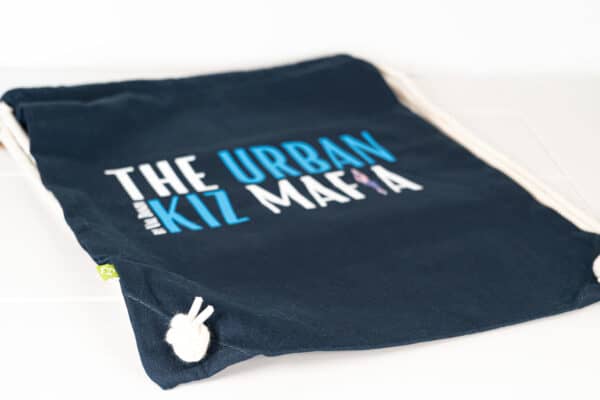 Val Danza Merchandise. Organic Cotton Gym Sac " The Urban Kiz Mafia"