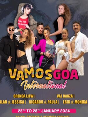 Vamos Goa Artist Line Up & Festival Banner 2024