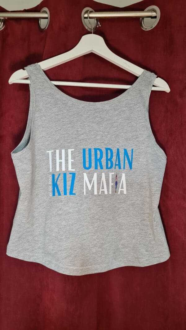 Women's Tank Top The Urban Kiz Mafia heather grey back Size S