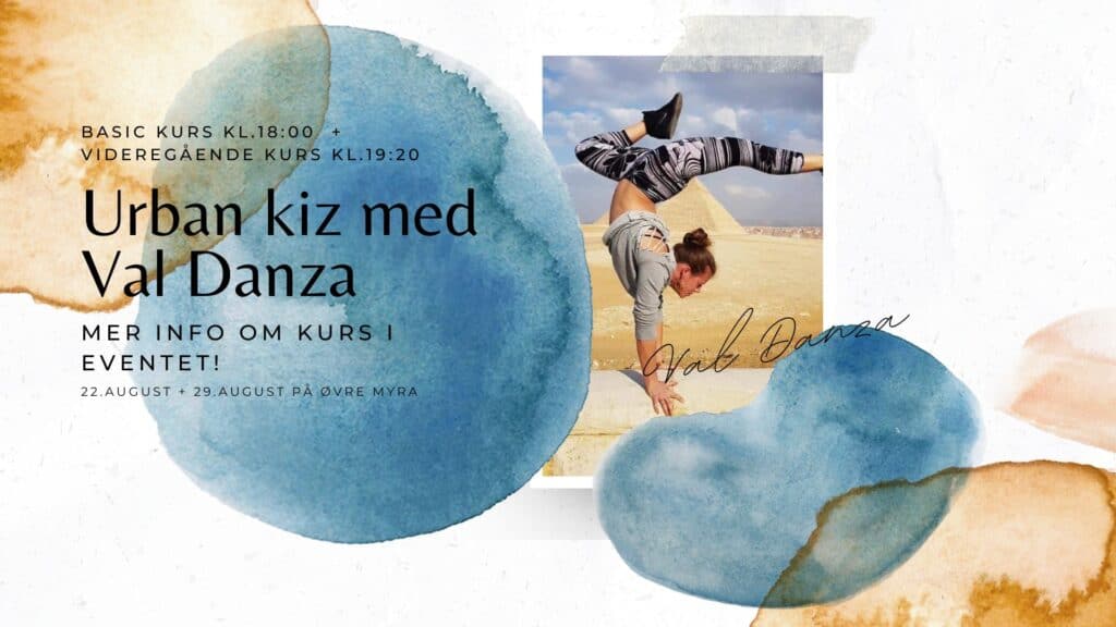 sandefjord salsaklubb Urban Kiz w/ Val Danza banner