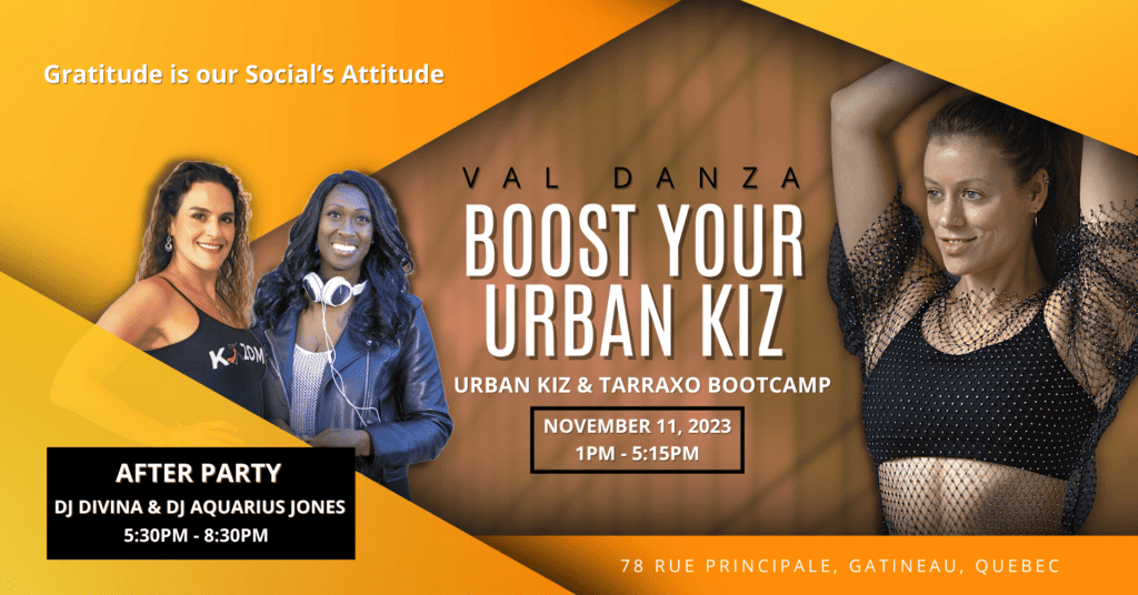 Boost Your Urban Kiz - UK and Tarraxo Bootcamp w/ Val Danza in Ottawa / Canada