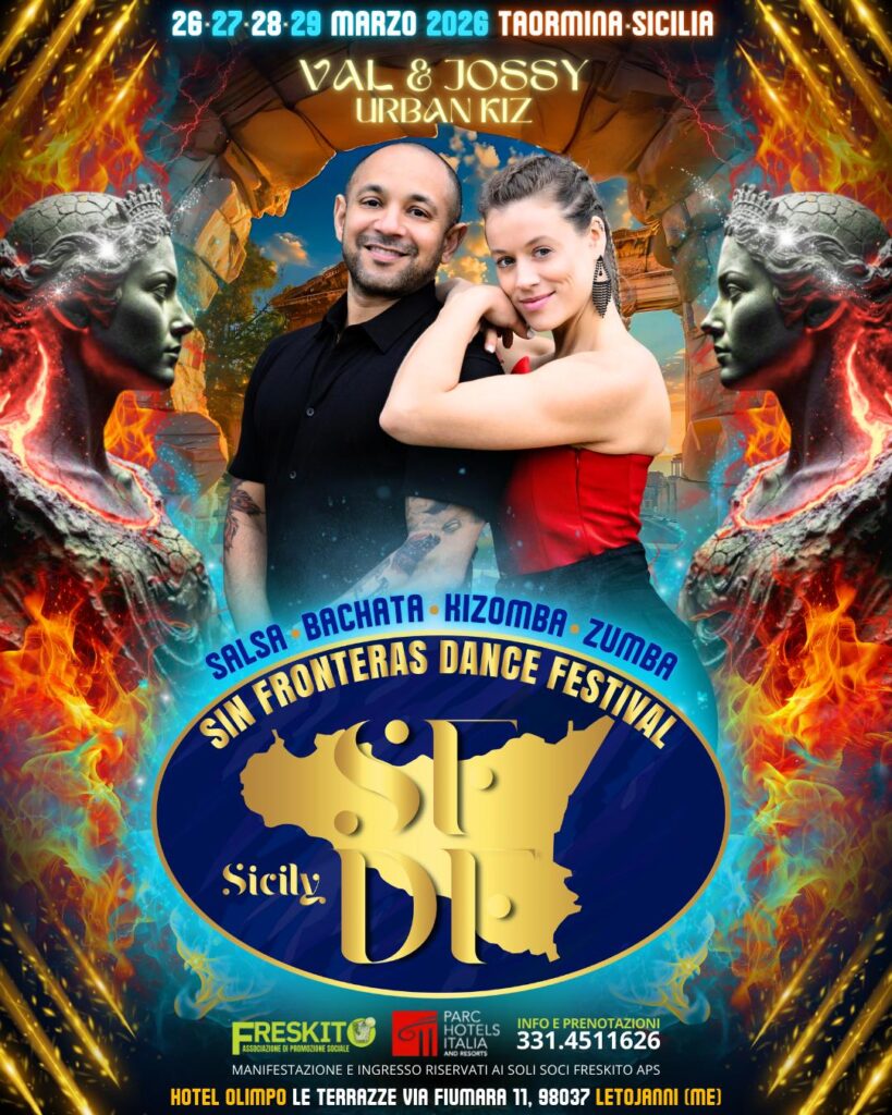 Val Danza & Jossy Urban Kiz Classes Sin Fronteras Dance Festival Sicily 2026